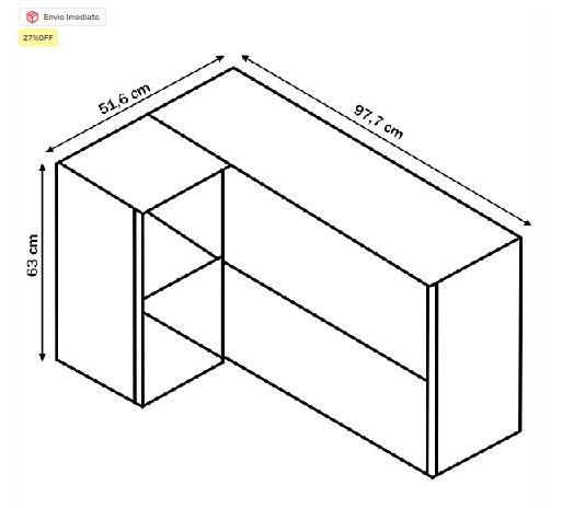 Balcão aéreo Funcional Cozinha Padrão CLP 24/25 - My Store