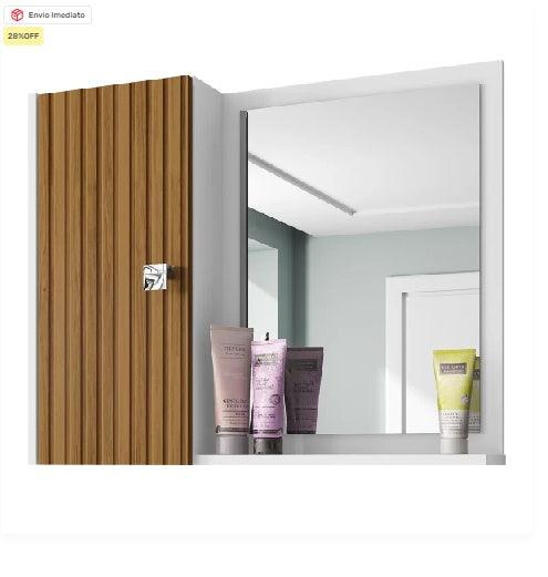 Painel de Banheiro com 1 Porta e 1 Prateleira CLP 24/25 - My Store