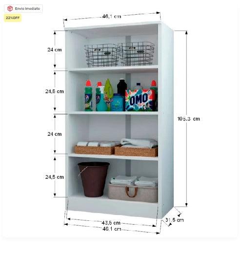 Armário Multiuso / Lavanderia Padrão CLP 24/25 - My Store
