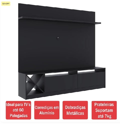 Estante Completa para Televisão Padrão CLP 24/25 - My Store