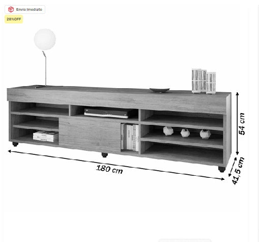 Rack para Sala / Escritório / Quarto Padrão CLP 24/25 - My Store